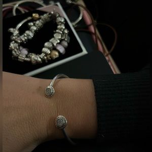 Pandora signature cuff bracelet